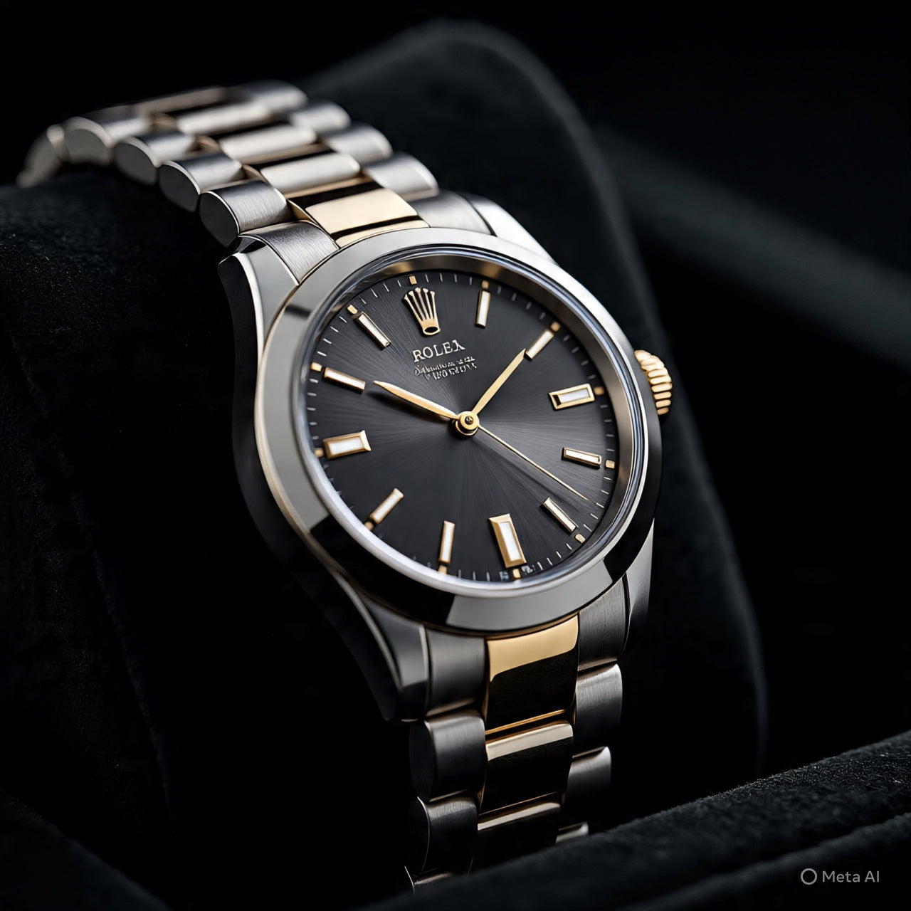 Rolex Men’s Formal Quartz Wrist Watch With Stainless Steel Strap