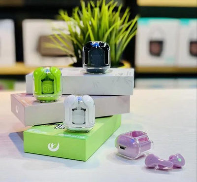 Air 31 Earbuds Wireless Earbuds With Crystal Transparent Case