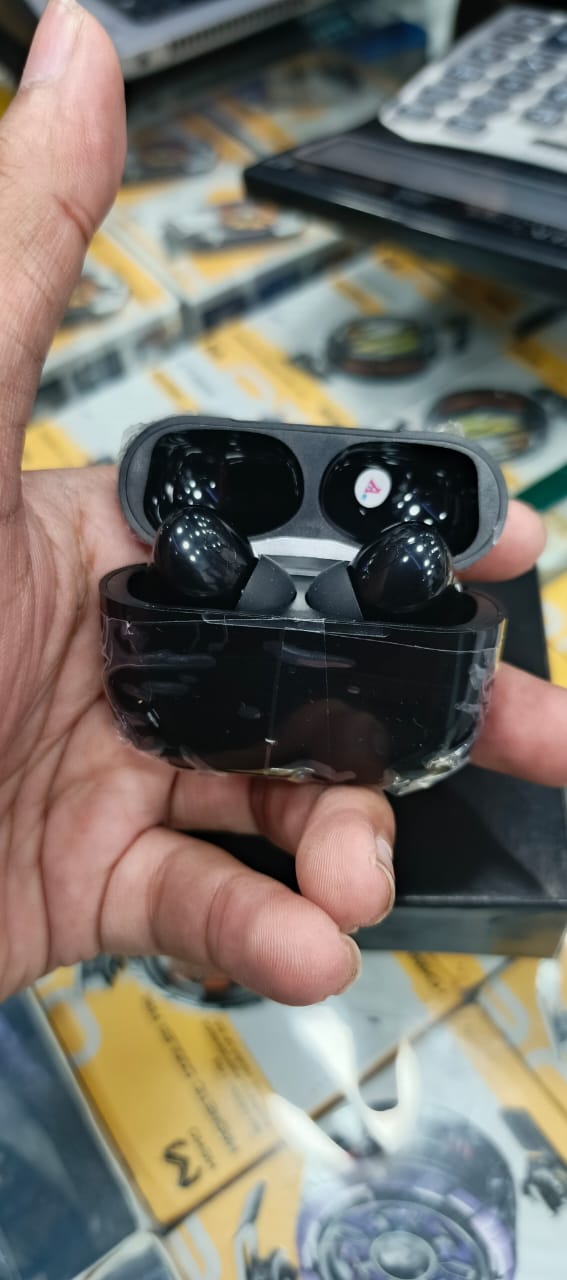 Black Pro 2 Tws Wireless Earbuds – Bluetooth 5.1, Touch Control, Noise Cancelling, With Charging Case