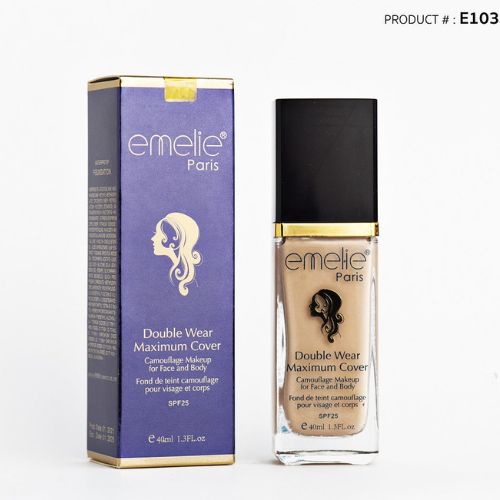 Emelie Double Wear Maximum Cover Foundation Spf25 – Face & Body