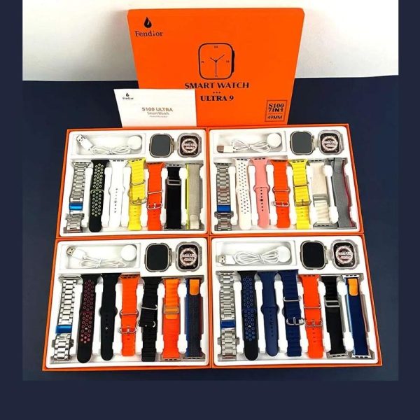 Fendior S100 Ultra Smart Watch 7in1 49mm – Random Color