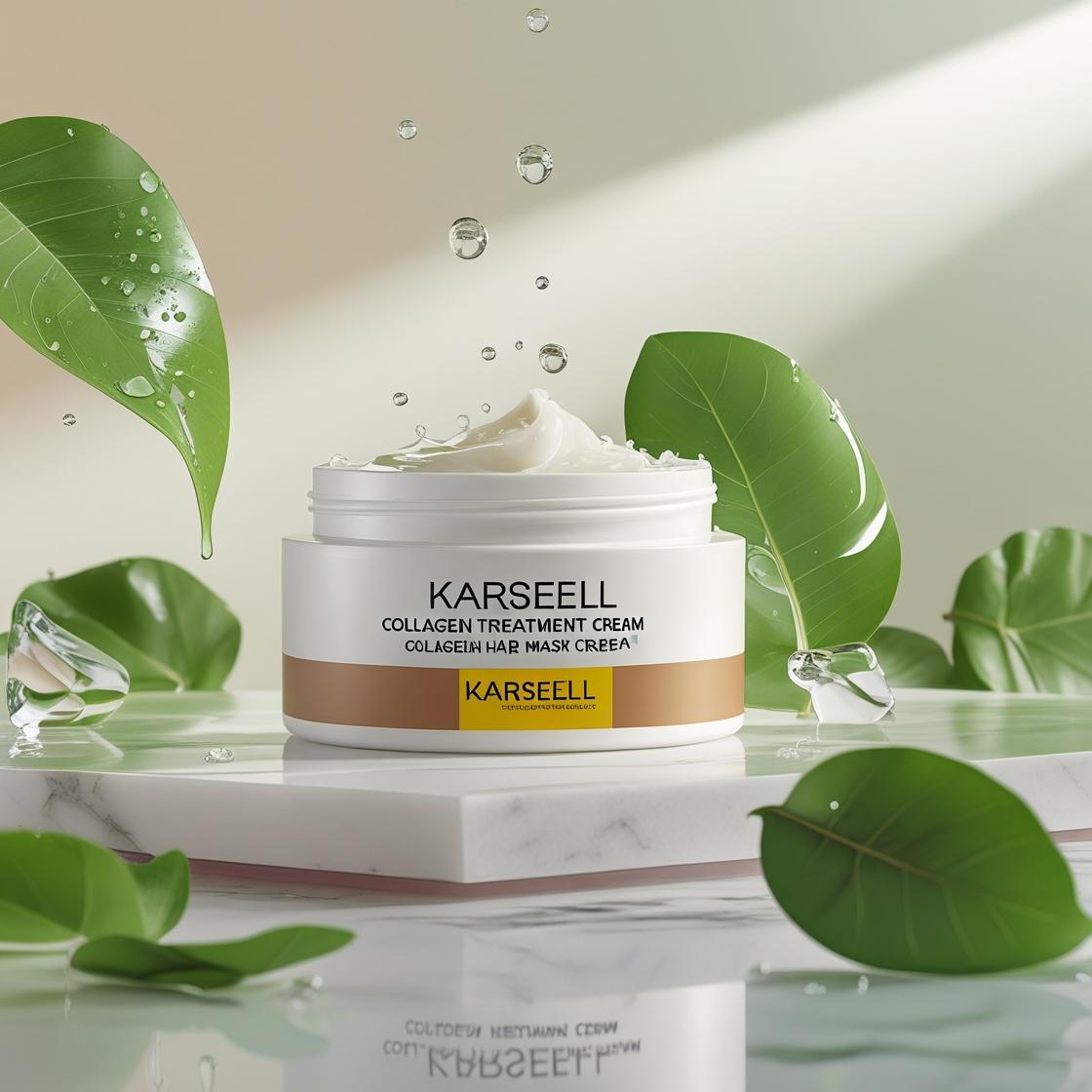 Karseell Hair Mask Collagen Treatment Cream – Deep Repair & Hydration For Damaged, Dry, And Color-treated Hair