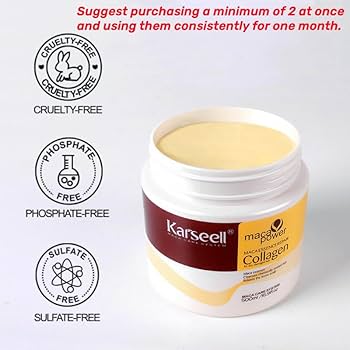 Karseell Hair Mask Collagen Treatment Cream – Deep Repair & Hydration For Damaged, Dry, And Color-treated Hair