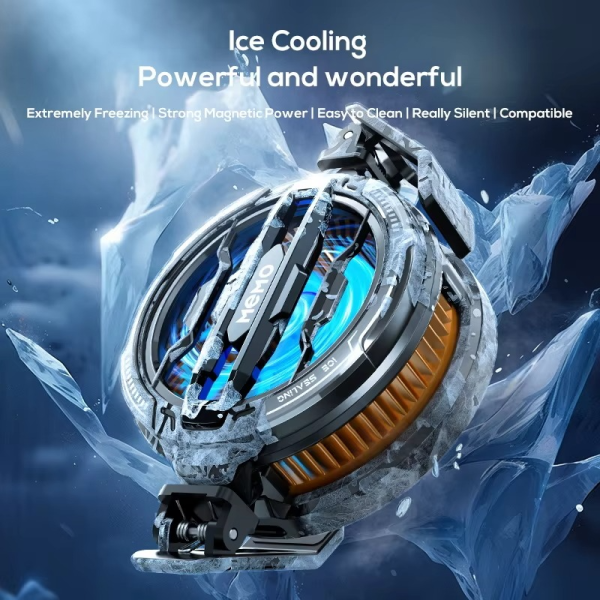 Memo Cx07 Mobile Phone Magnetic – Cooling Fan Radiator Cool Heat Absorber For Ios Iphone Android