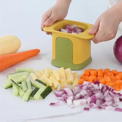 Multi-function Handheld Chopper – Dicing, Slitting & Slicing Tool For Quick Food Prep