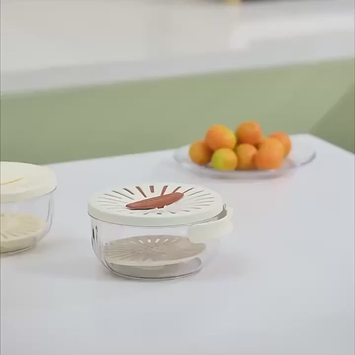 Multi-Functional Vegetable & Fruit Cleaning Basket | Folding Drainage & Storage Box | Fresh-Keeping Kitchen Filter Container