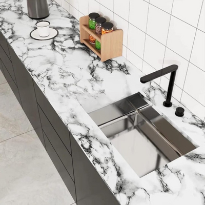 Self Adhesive Marble Sheet Sticker For Kitchen,(60×200) Cupboard, Wall – Anti Oil And Heat Resistant Wallpaper