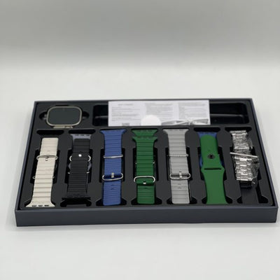 Smartwatch With 10 Stripes | Big 2.20 Ultra 2 Smart Watch – Best Quality Smart Watch With 10 Multiple Straps
