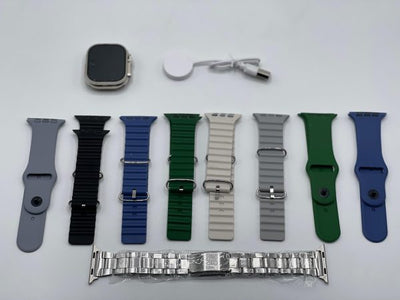 Smartwatch With 10 Stripes | Big 2.20 Ultra 2 Smart Watch – Best Quality Smart Watch With 10 Multiple Straps