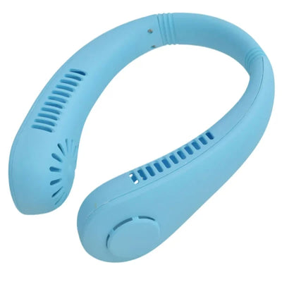 X5 Leafless Hanging Neck Fan With Adjustable Neck Band – Portable Rechargeable Neck Fan